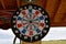 Vintage used dart board