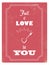 Vintage Valentine day card concept with love meter