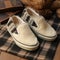 Vintage Vans Slip-on Classic Fur With Flannel Stripes