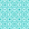 Vintage vector art deco pattern in aqua blue