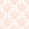 Vintage vector botanical damask seamless pattern