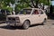 Vintage veteran old classic compact Italian car Fiat 127 parked