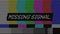 Vintage VHS glitch defects noise and artifacts effect