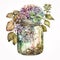 Vintage Vibes and Watercolor Hues: The Perfect Hydrangea Bouquet AI Generated