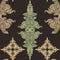 Vintage Victorian lace pastel seamless pattern