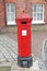 Vintage victorian red british pillarbox letter box letters post mail letterbox old english era antique