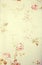 Vintage victorian wallpaper with floral pattern