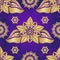 Vintage violet seamless pattern