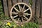 Vintage wagon wheel