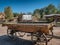 Vintage wagons in Fort Bluff City Museum