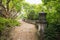 vintage walkway Phra Nakhon Khiri historical park at Petchaburi, Thailand