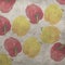Vintage wallpaper background with red yellow peppers