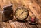 Vintage Wartime Collection: Lighter, Pocket Watch, Pin