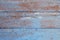 Vintage weathered shabby blue red painted wood texture background