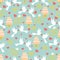 Vintage wedding seamless pattern set.Hearts, pigeons,cake,rings