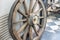 Vintage Wheel Closeup Rustic Western Vintage