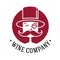 Vintage wine logo