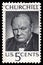 Vintage Winston Churchill USA postage stamp