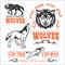 Vintage Wolf motorcycle label