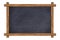 Vintage wood framed slate chalkboard.