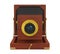 Vintage Wooden Camera Isolated