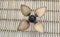 Vintage wooden ceiling fan