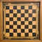 Vintage wooden chessboard