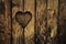 Vintage Wooden Heart