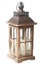 Vintage wooden lantern