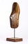 Vintage wooden shoe form or last on a stand