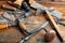 Vintage woodworking tools