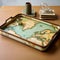 Vintage World Map Paper Tray