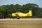 Vintage Yellow airplane