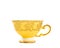 Vintage yellow teacup