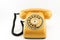 Vintage yellow telephone