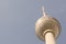 Vintage Zoomed TV tower Alexanderplatz