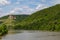 Vinyards and castle at the river Neckar