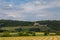 Vinyards and castle at the river Neckar