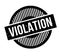 Violation rubber stamp