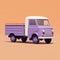 Violet Background Truck: Clean And Simple Designs Inspired By Annibale Carracci