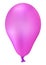 Violet Balloon - Vector Stock Illustration Isolated on White Background