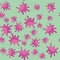 Violet blot cartoon seamless pattern 621