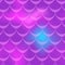 Violet blue mermaid skin background. Cosmic iridescent background. Fish scale pattern.