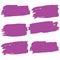 Violet Brushes Design. Purple Ink Graffiti. Lavender Stroke Distress. Brushstroke Graffiti. Watercolor Creative. Paint Scratch.