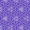 Violet continuous frost mosaic in russian snowflake style