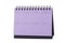 Violet Desk Calendar Note