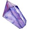 Violet diamond rock jewelry mineral.