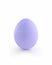 violet easter egg isolated on white background