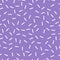 Violet fabric design pattern - seamless vector dashes