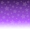 Violet fading bookeh background with stars, vector illustration